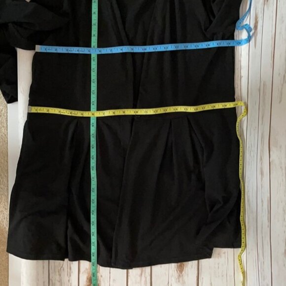 J. Jill Wearever Pleated Jacket | Small | Black - Picture 5 of 8